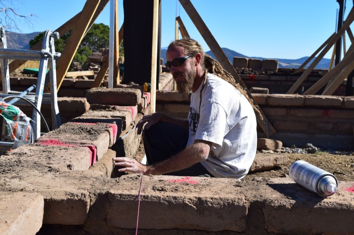 Sean works on wiring